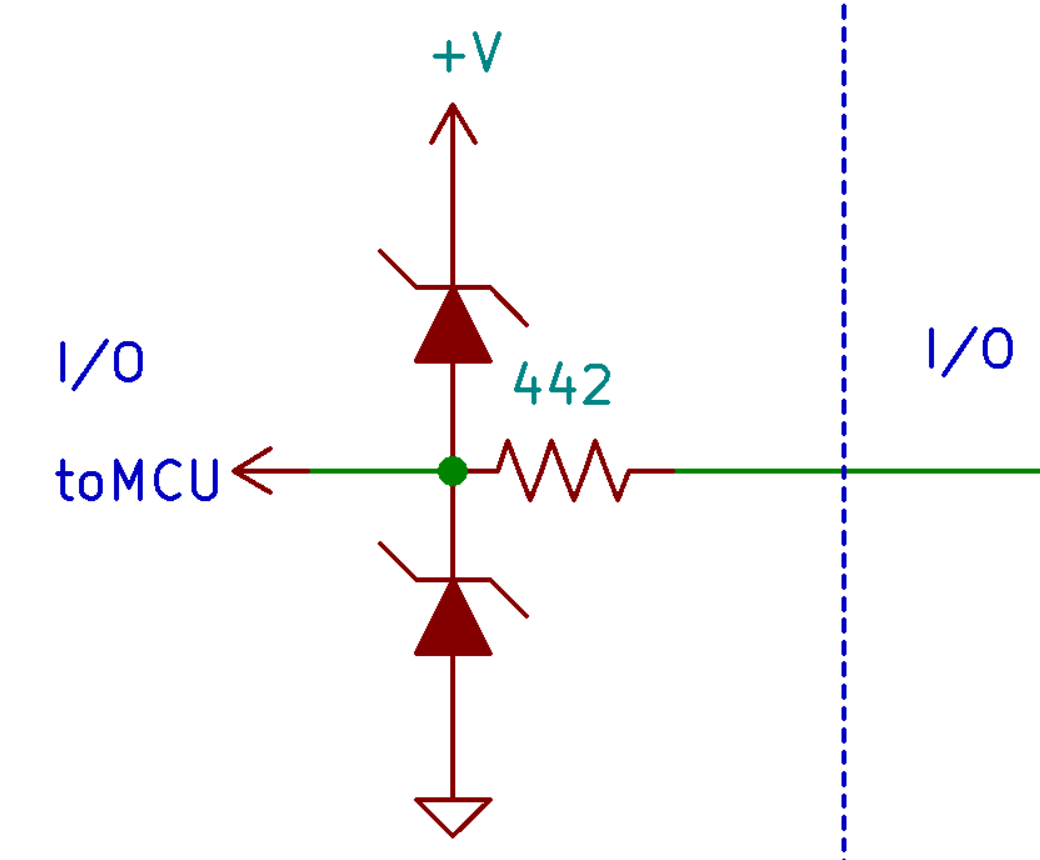 Schematic of the bidirectional input/output