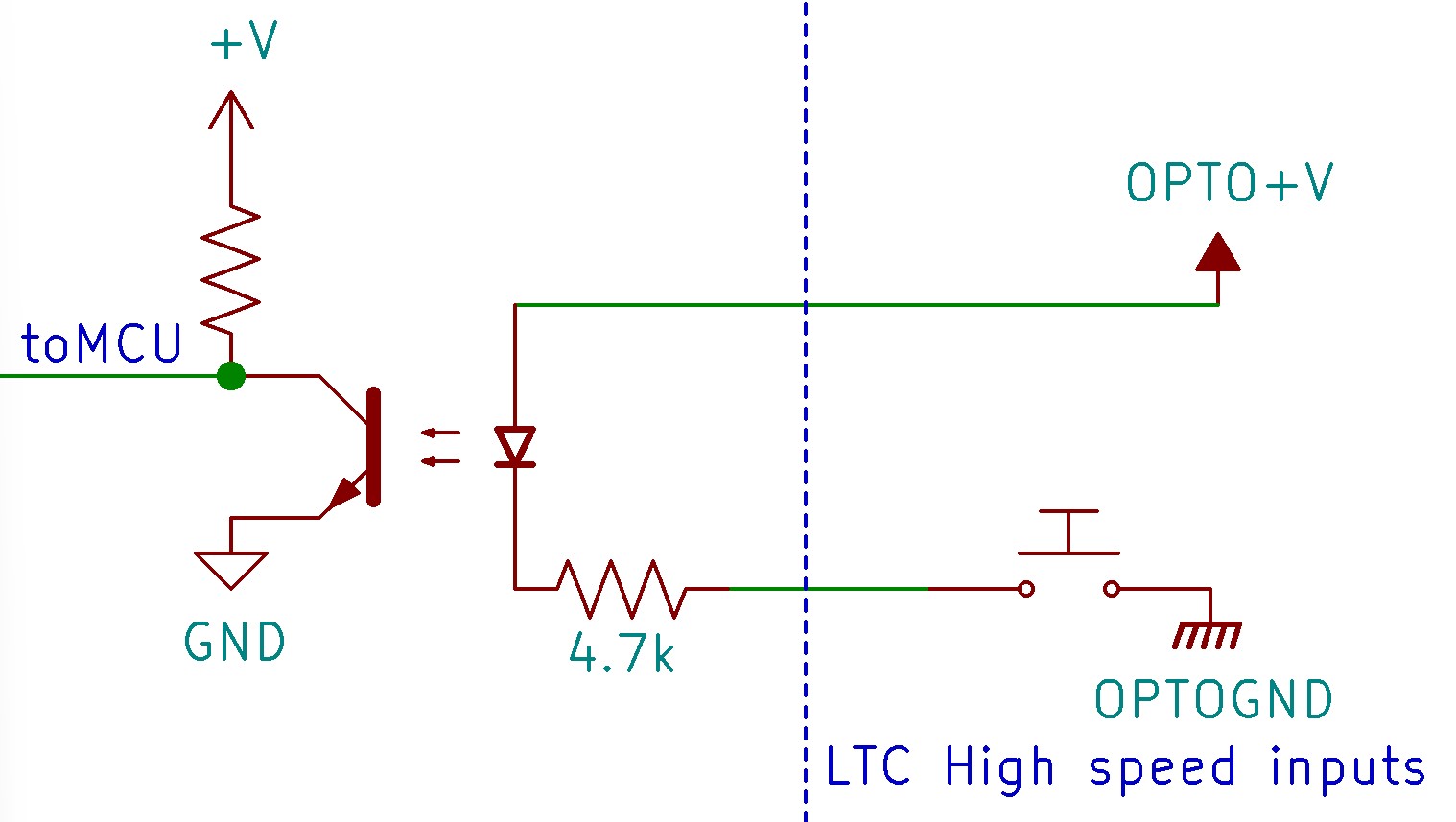 Schematic of High speed input