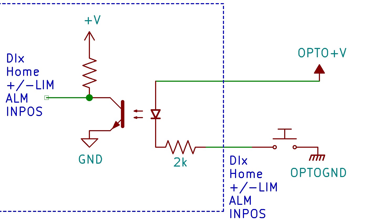 Schematic of Opto-isolated input
