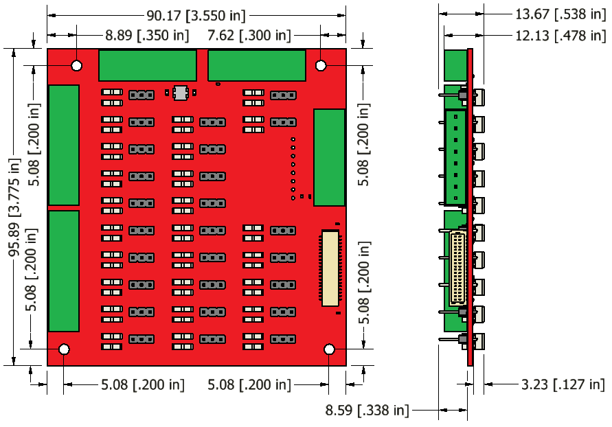 JBD-4EX-I26 Dimensions
